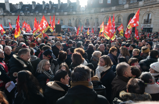Manifestation contre la réforme des retraites à Dijon ©Divergences